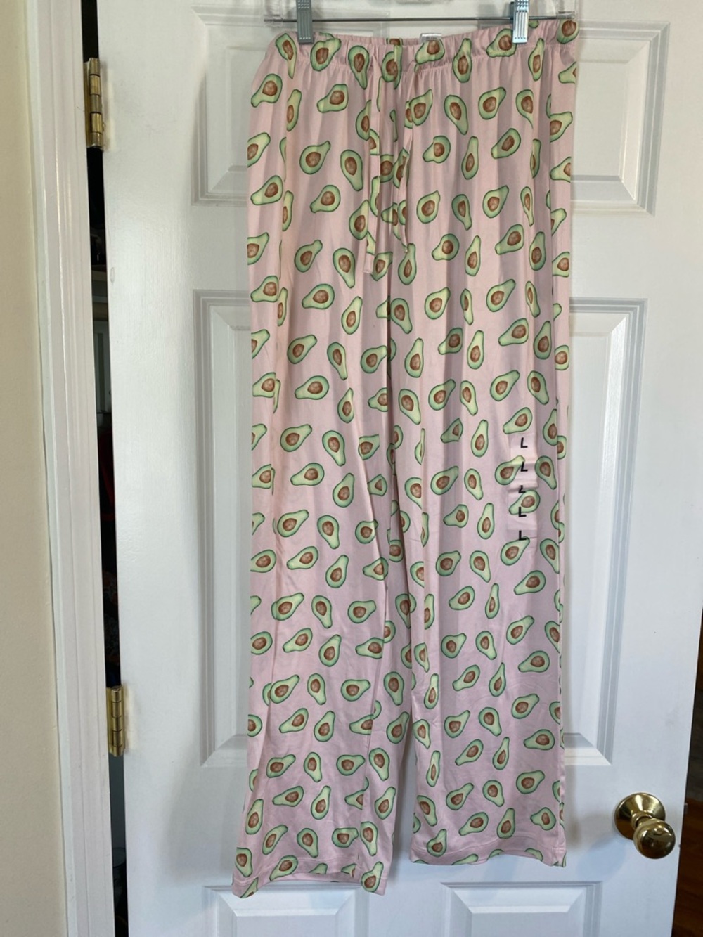 Pink Avocado Print Pajama Pants by Mia & Tess